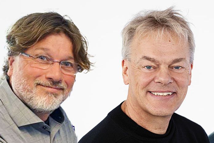 Photo of Trygve Leergaard, Edvard Moser, Clive Bramham
