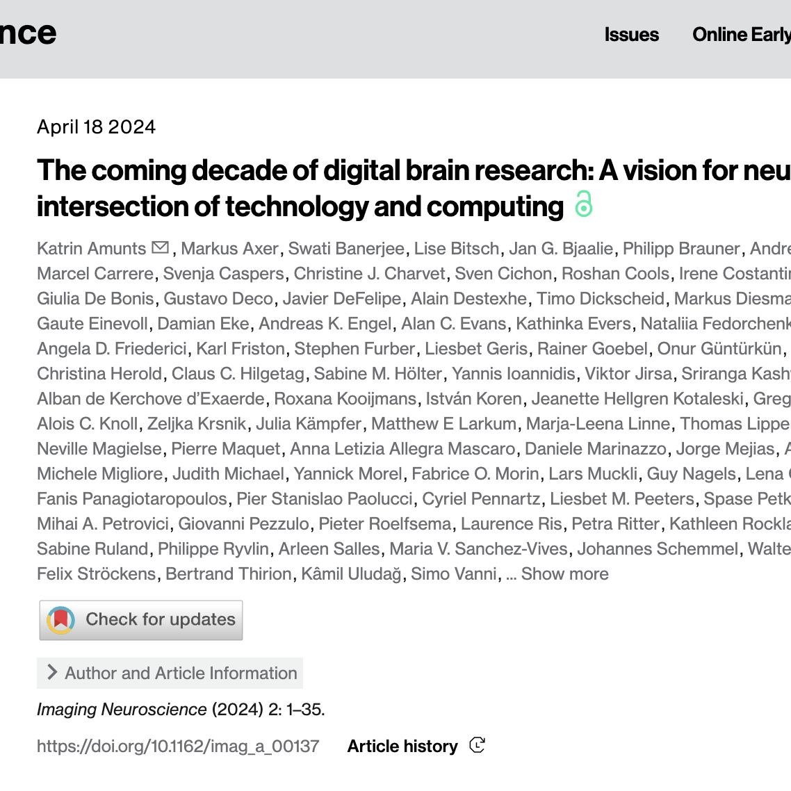 The Coming Decade Of Digital Brain Research