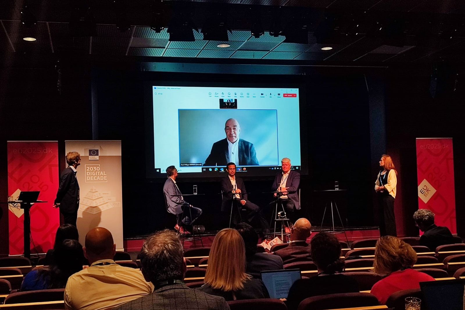 Prof. Philippe Vernier highlighted the benefits of an EDIC status for EBRAINS