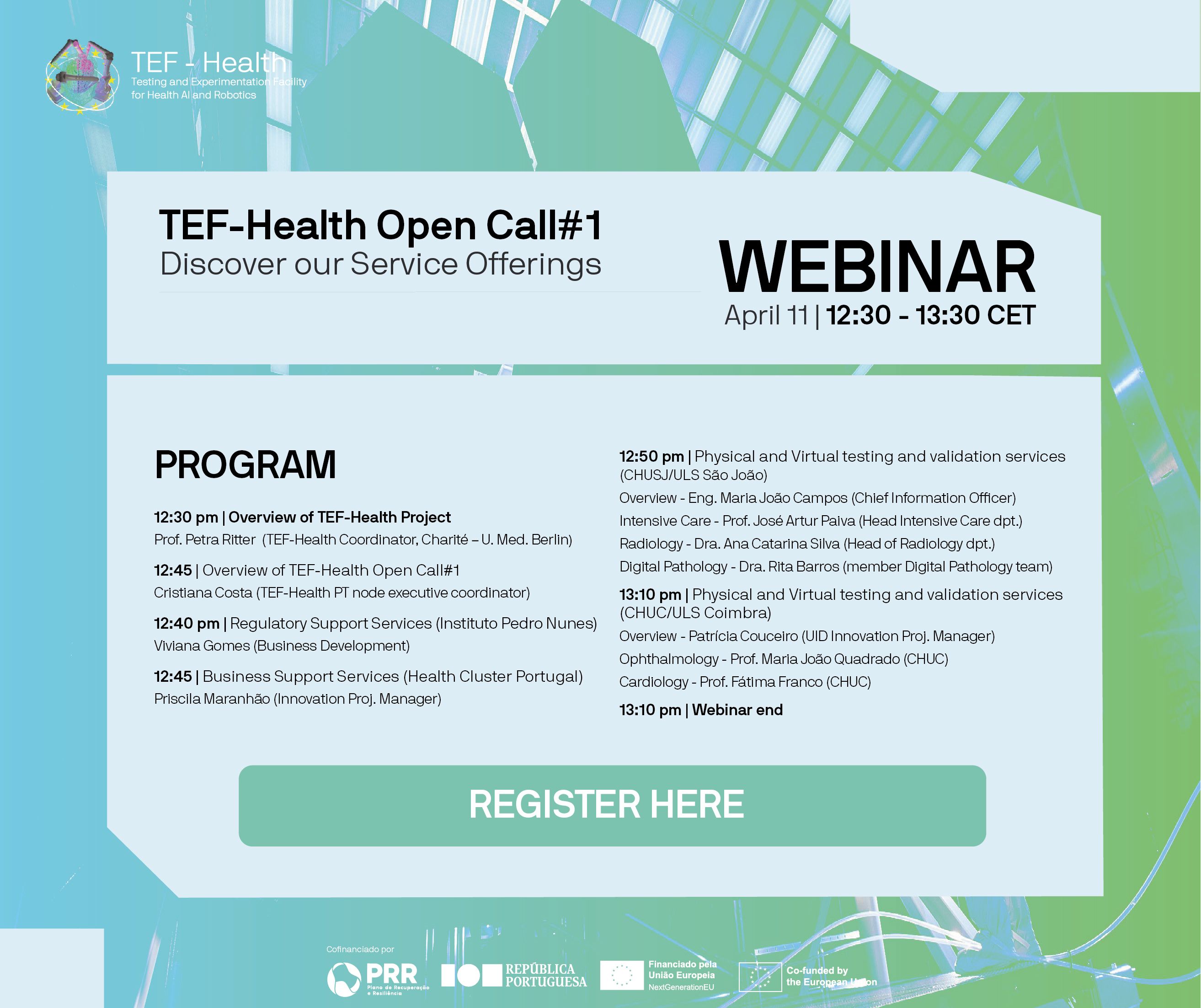TEF-Health Webinar Program